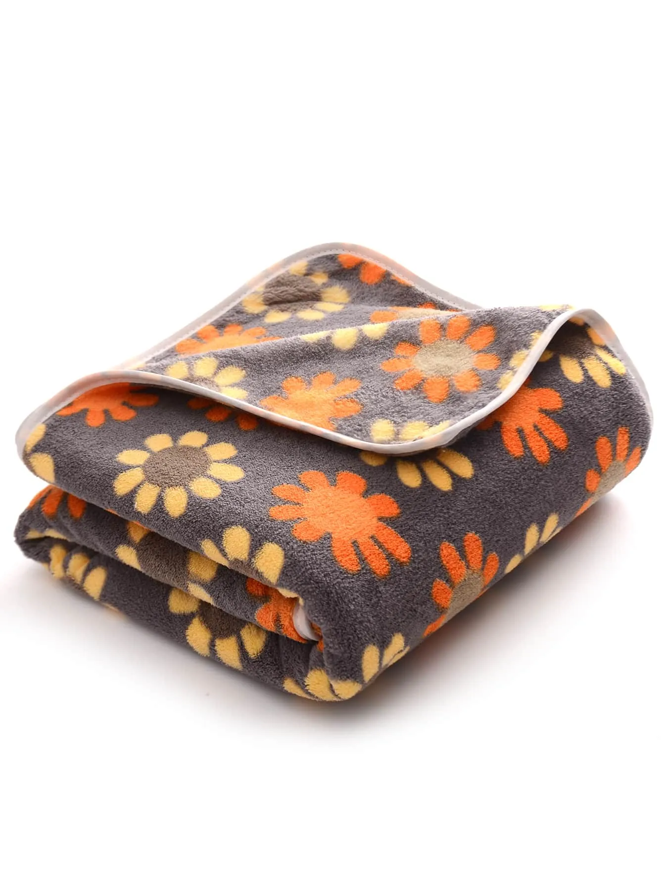 1pc Flower Print Towel