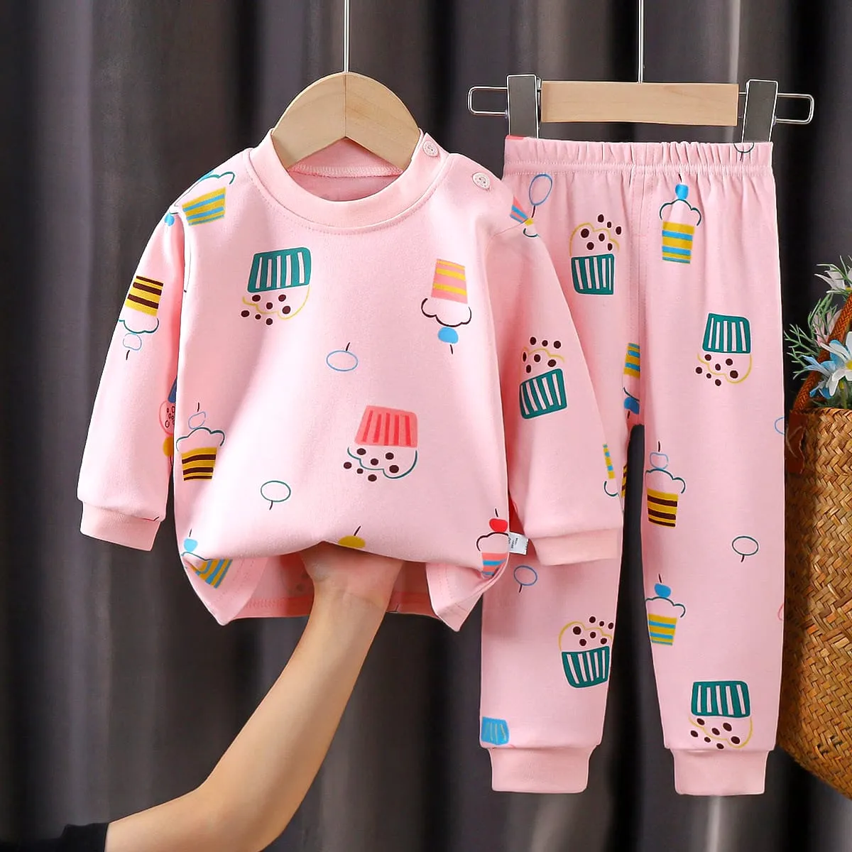 2 Pcs Boys/Girls Pajama Sets 488894