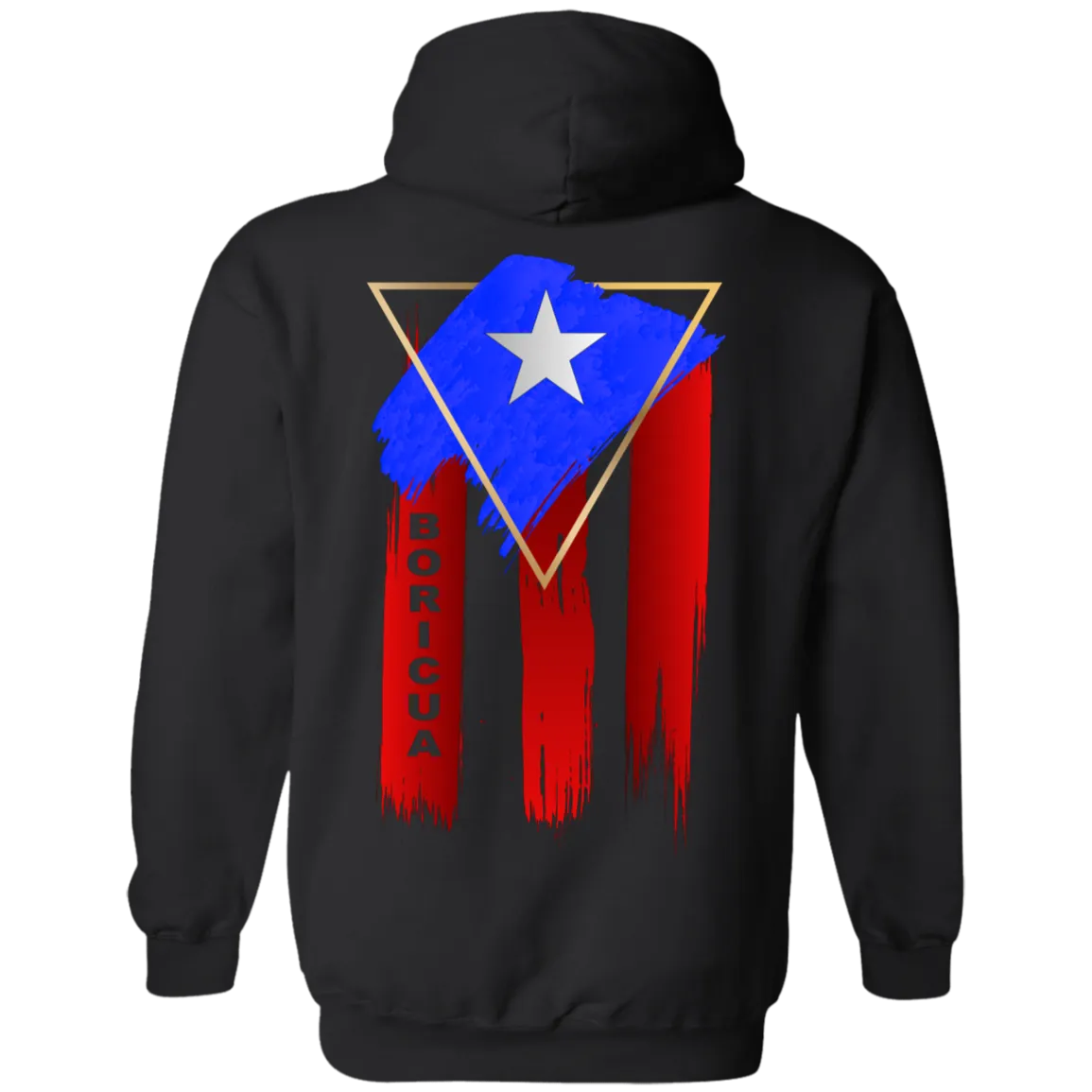 Abstract Boricua Flag Hoodie