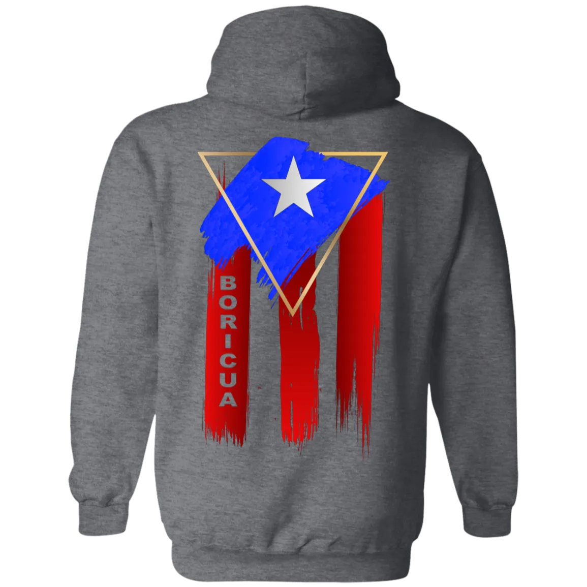 Abstract Boricua Flag Hoodie