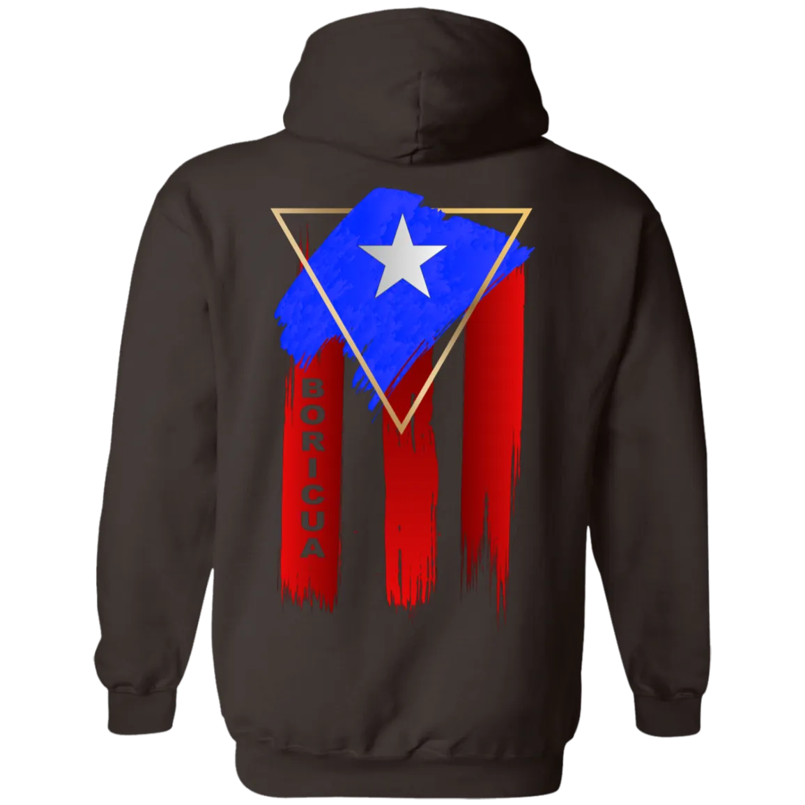 Abstract Boricua Flag Hoodie