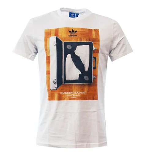 Adidas 80s Catalog Mens White T-Shirt