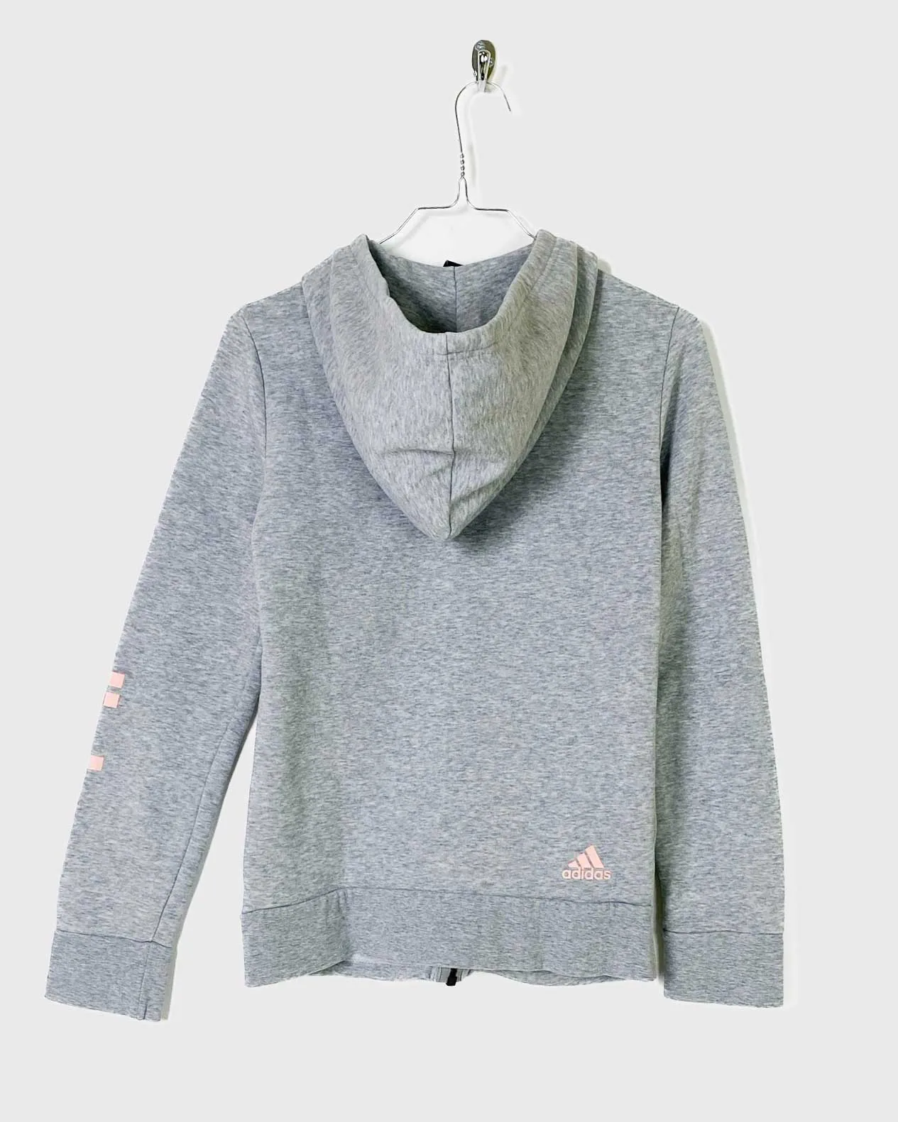 Adidas  Felpa Hoodie con Logo Rosa Size S