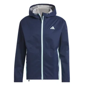 adidas Golf RAIN.RDY Full Zip Waterproof Jacket - Collegiate Navy