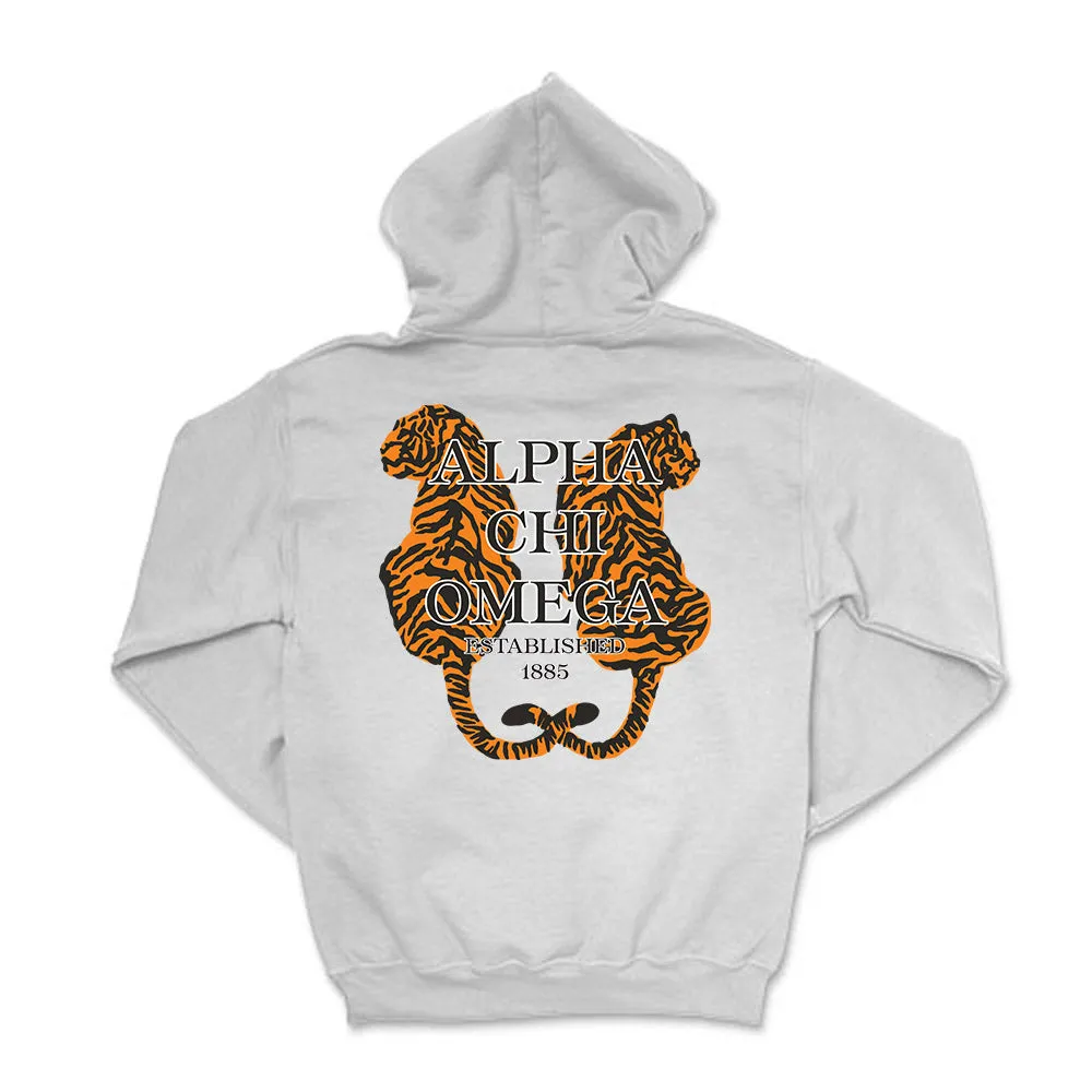 Alpha Chi Omega // Tigers Hooded Sweatshirt