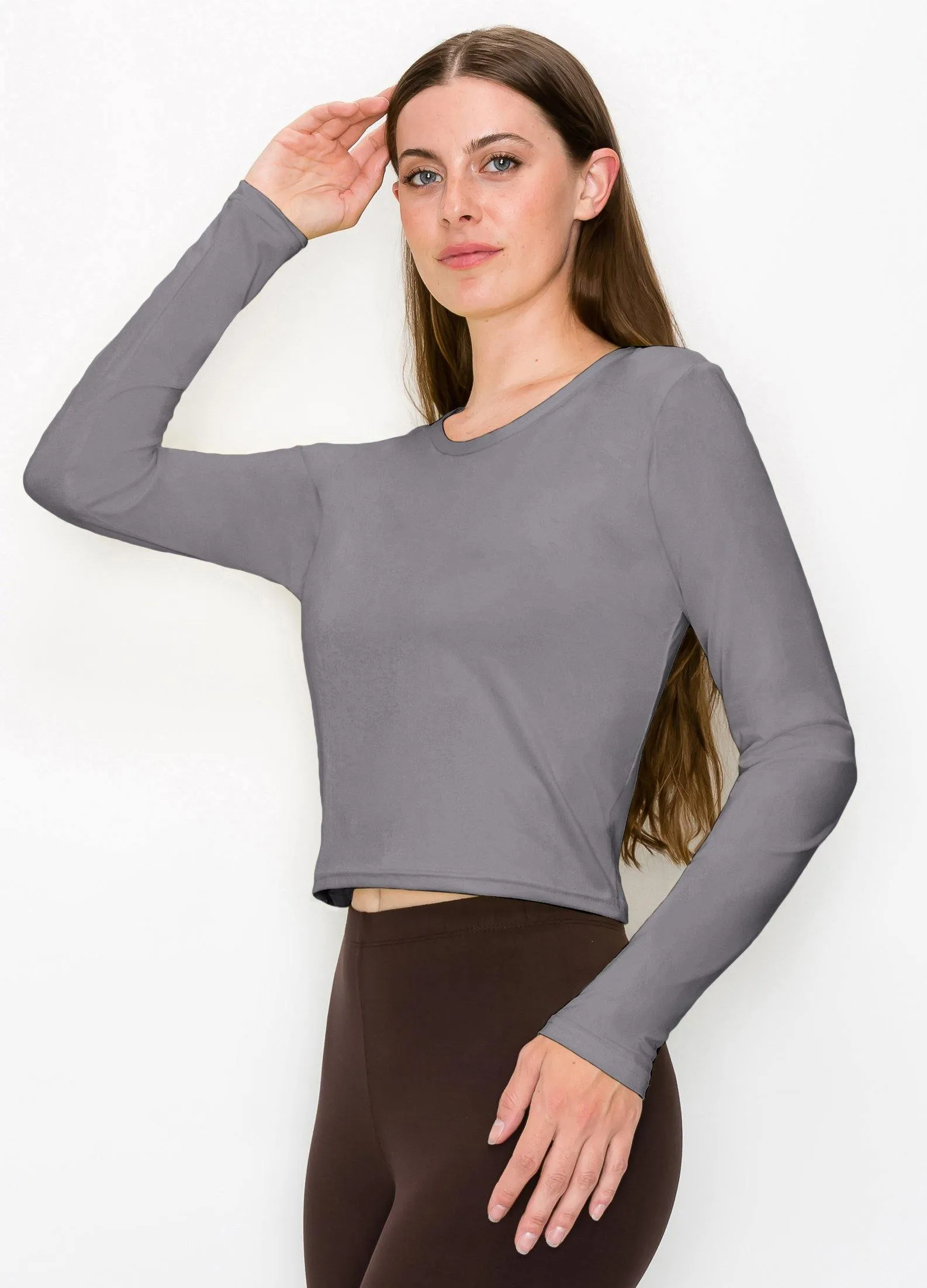 ALWAYS Women's Long Sleeve T-Shirts - Casual Basic Tee Tops with Crew Neck