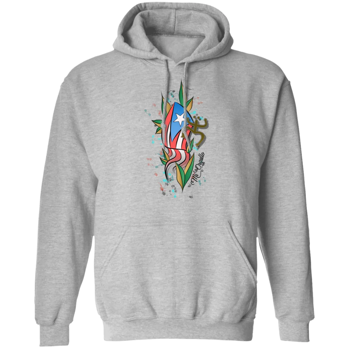 Artistic Flag Mi Orgullo Unisex  Hoodie (Small-3XL)