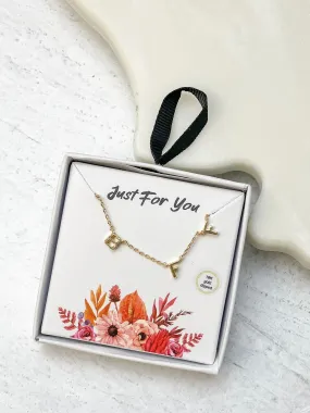 'BFF' Sentiment Chain Bracelet - Gold