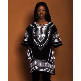 Black Base Dashiki" (UNISEX)