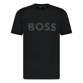 BOSS REFLECTIVE LOGO T-SHIRT BLACK