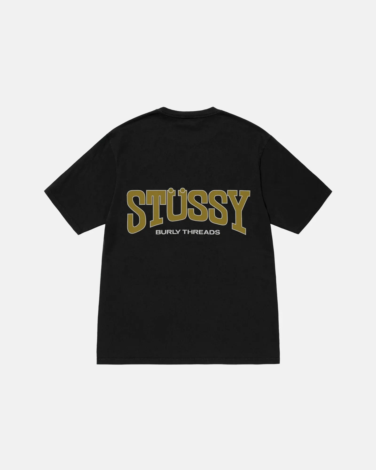 Burly Threads Tee Pigment Dyed (Black)