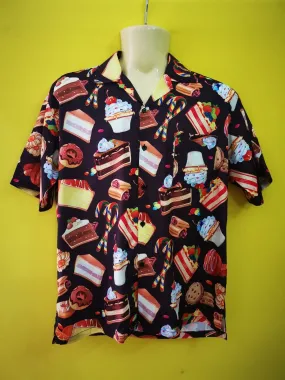 Cake and Candy Collar Shirt