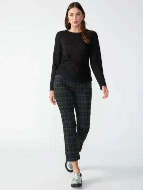 Carnaby Kick Crop | Marion Plaid