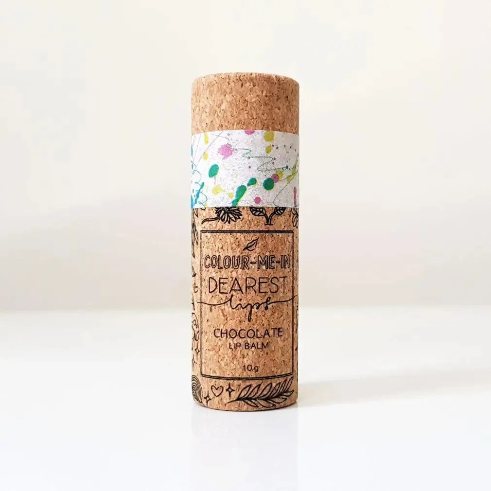 Chocolate Colour-Me-In Lip Balm 10g by Dearest Lips