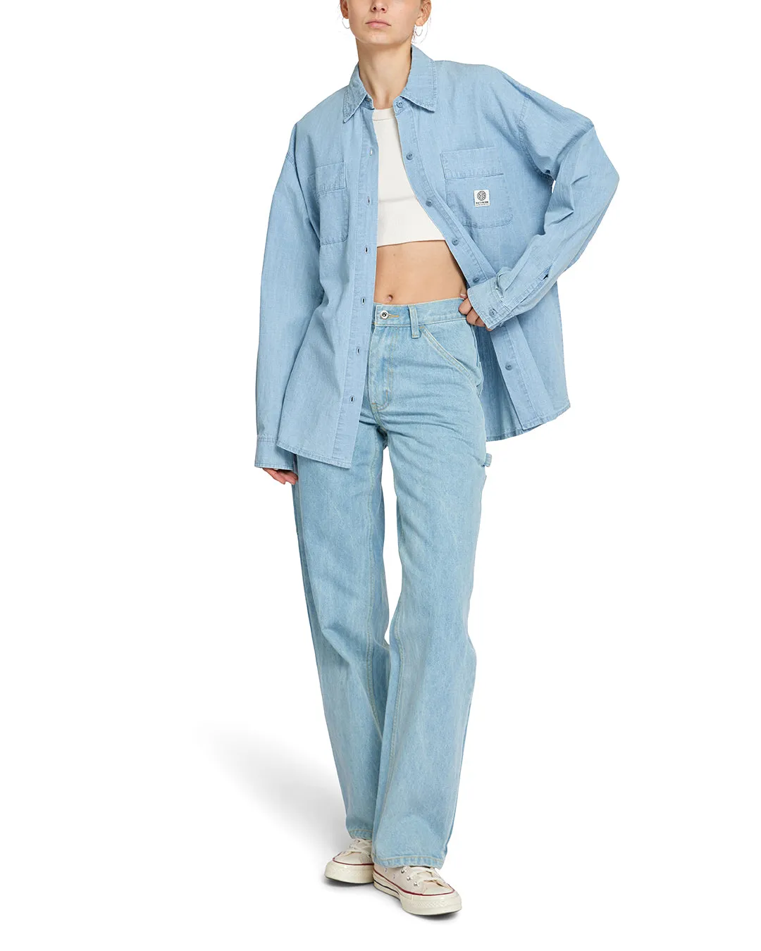 Christelle Overshirt - Light Chambray