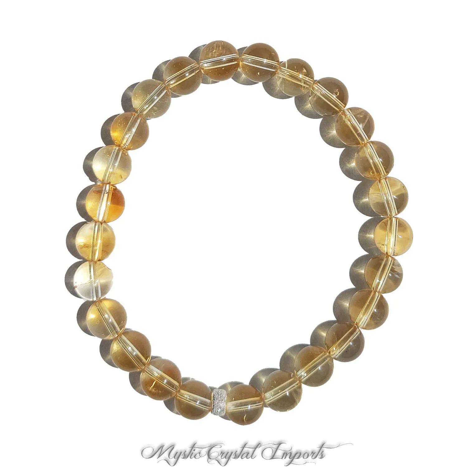 Citrine Gemstone Bracelet - 8mm