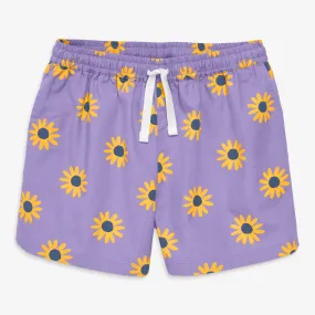 Clearance beach short in sunflowers