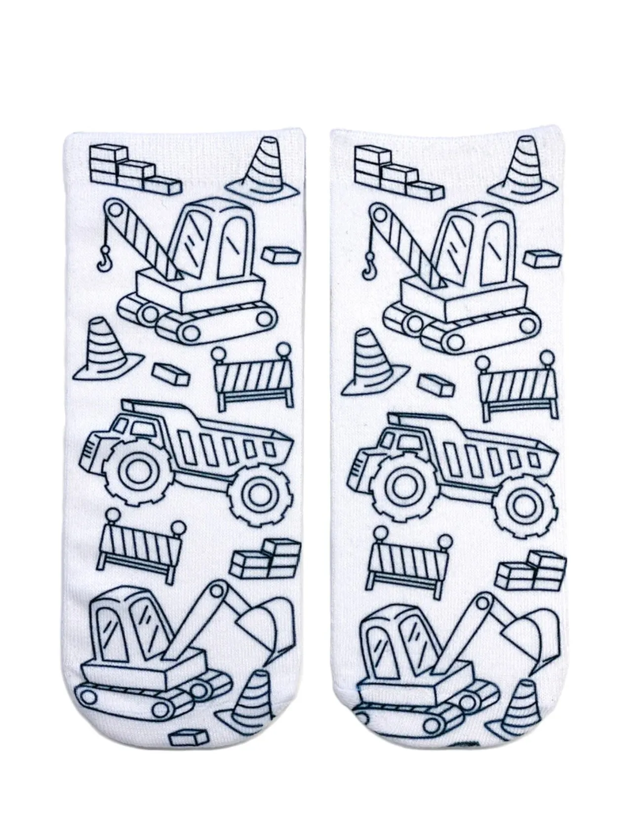 Coloring Socks Trucks