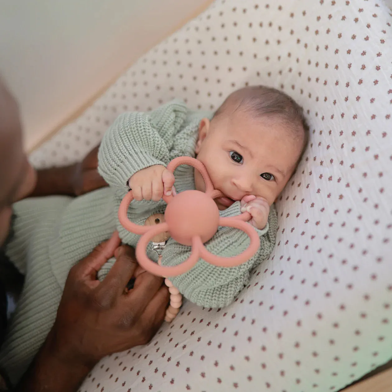 Daisy Rattle Teether