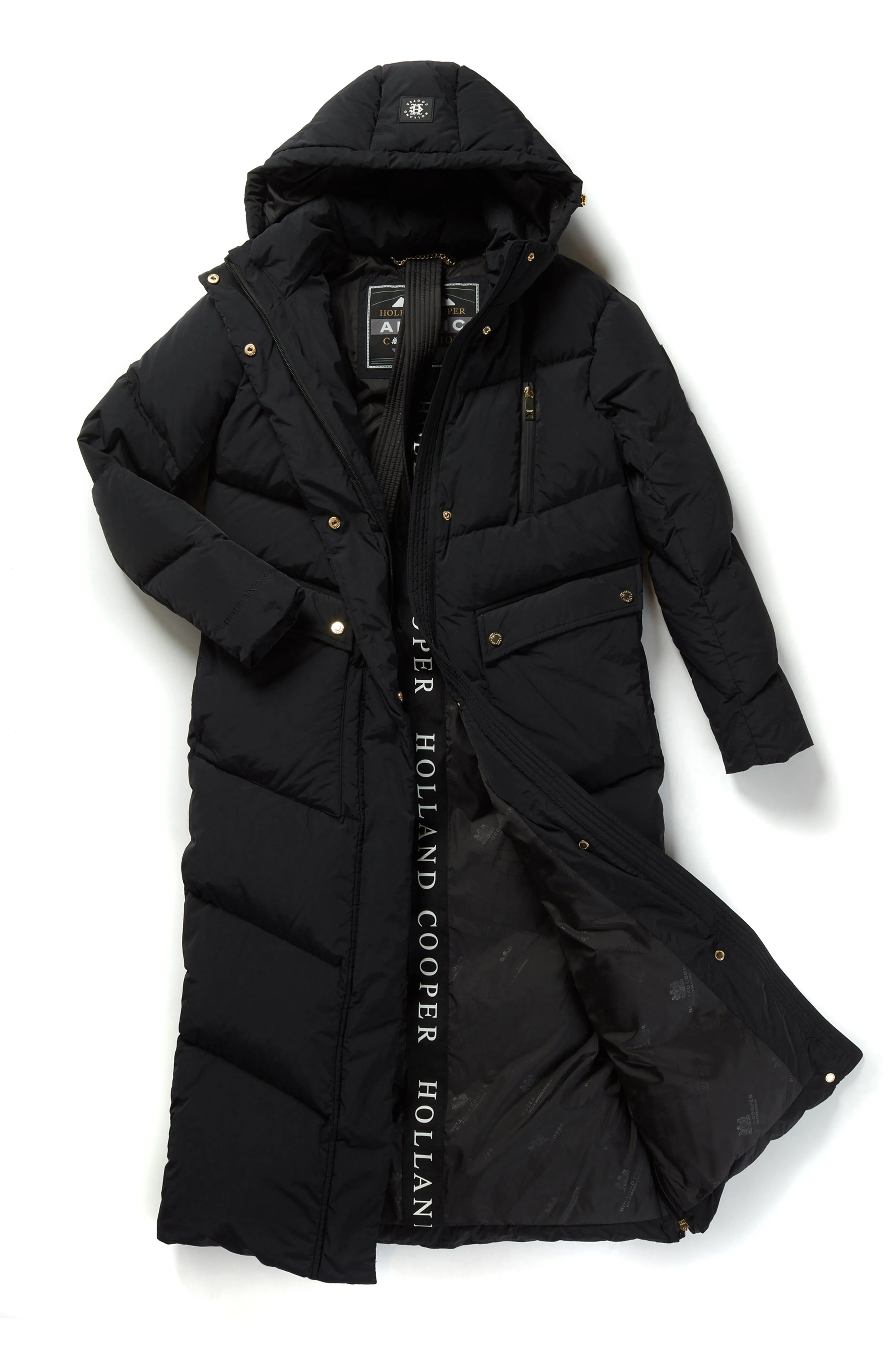 Dakota Longline Down Coat (Black)