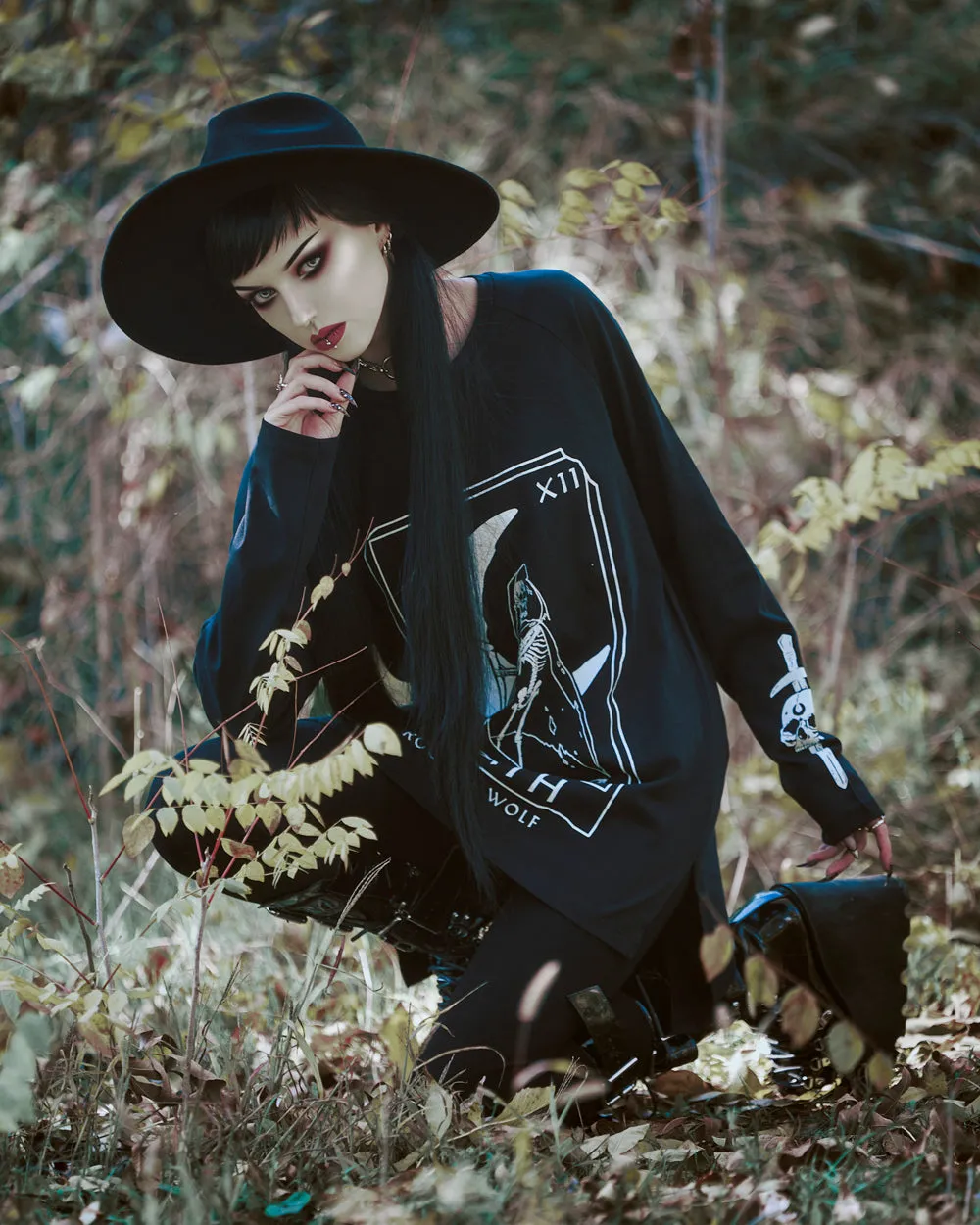 Death Tarot Long Sleeve Tee