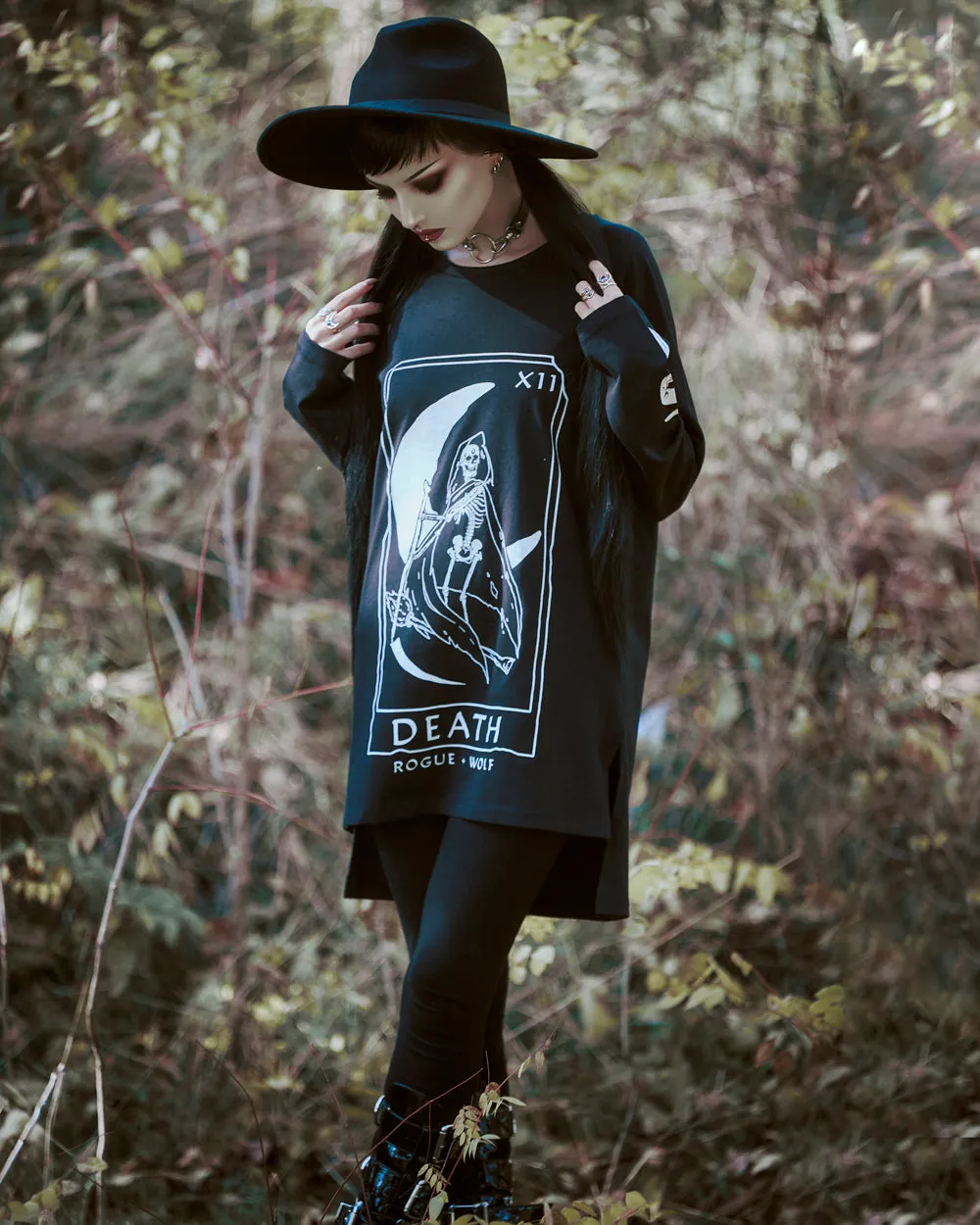 Death Tarot Long Sleeve Tee