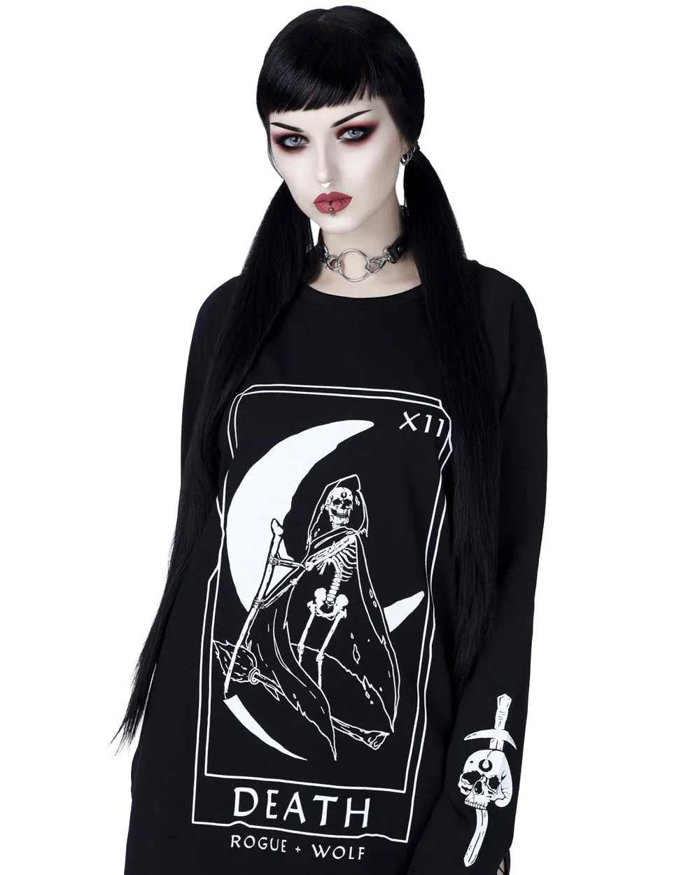 Death Tarot Long Sleeve Tee