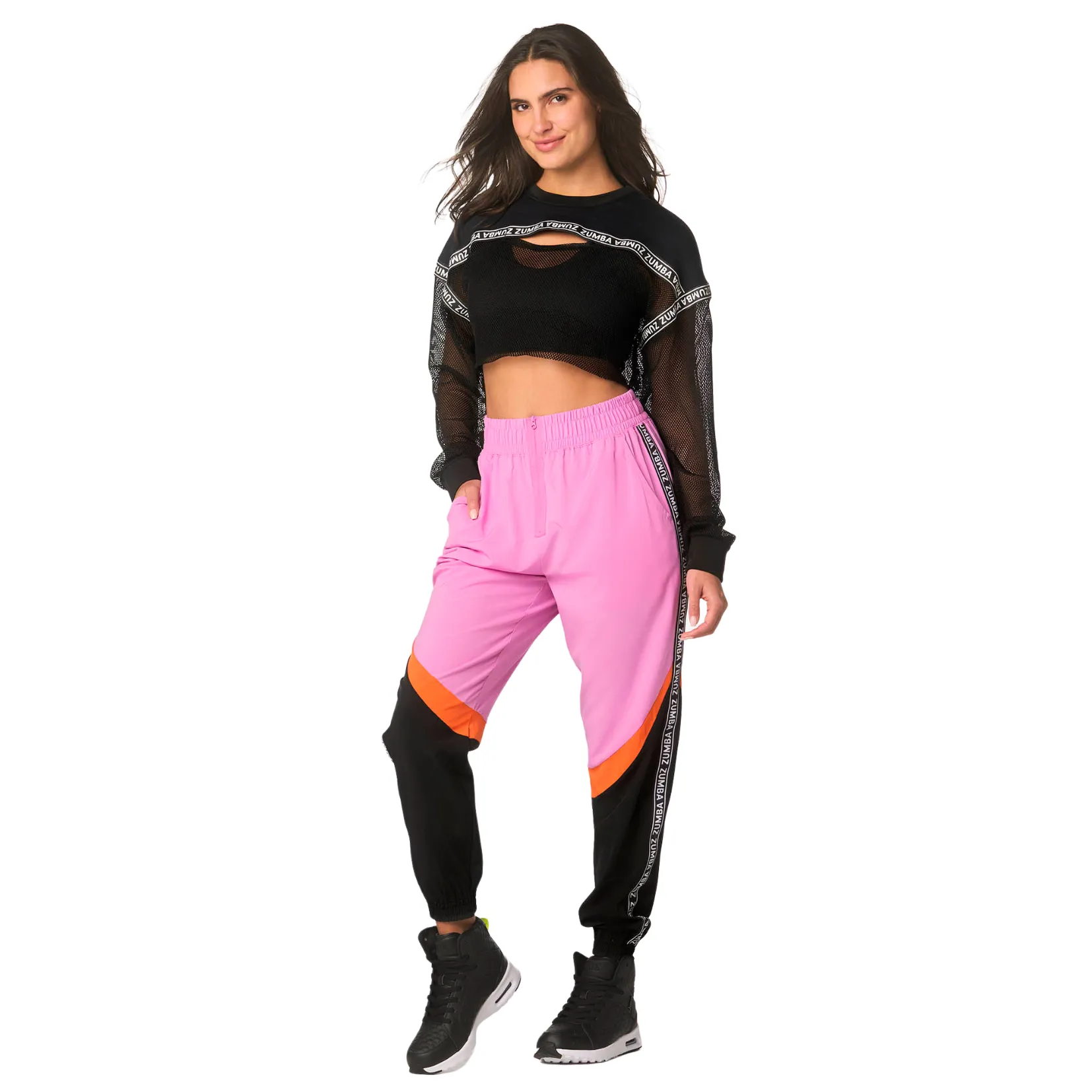 Destination Zumba Long Sleeve Crop Top (Special Order)