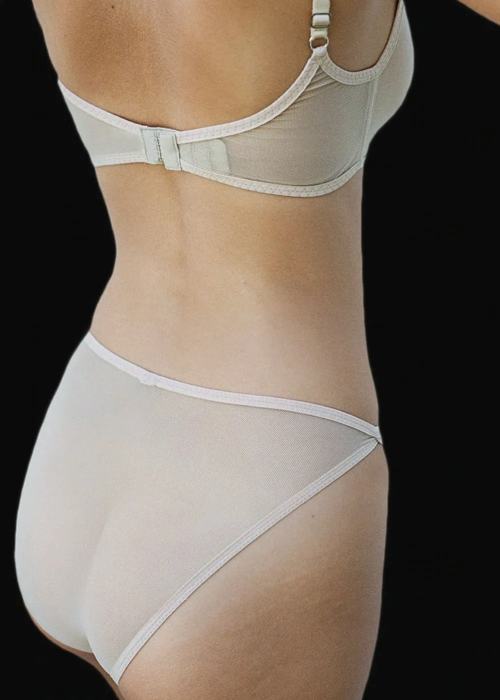 Ecru Ikebana Bra