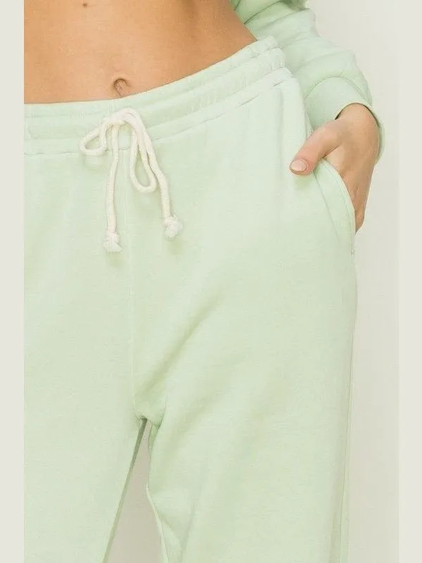 FEELING HOMELY DRAWSTRING LOUNGE JOGGERS