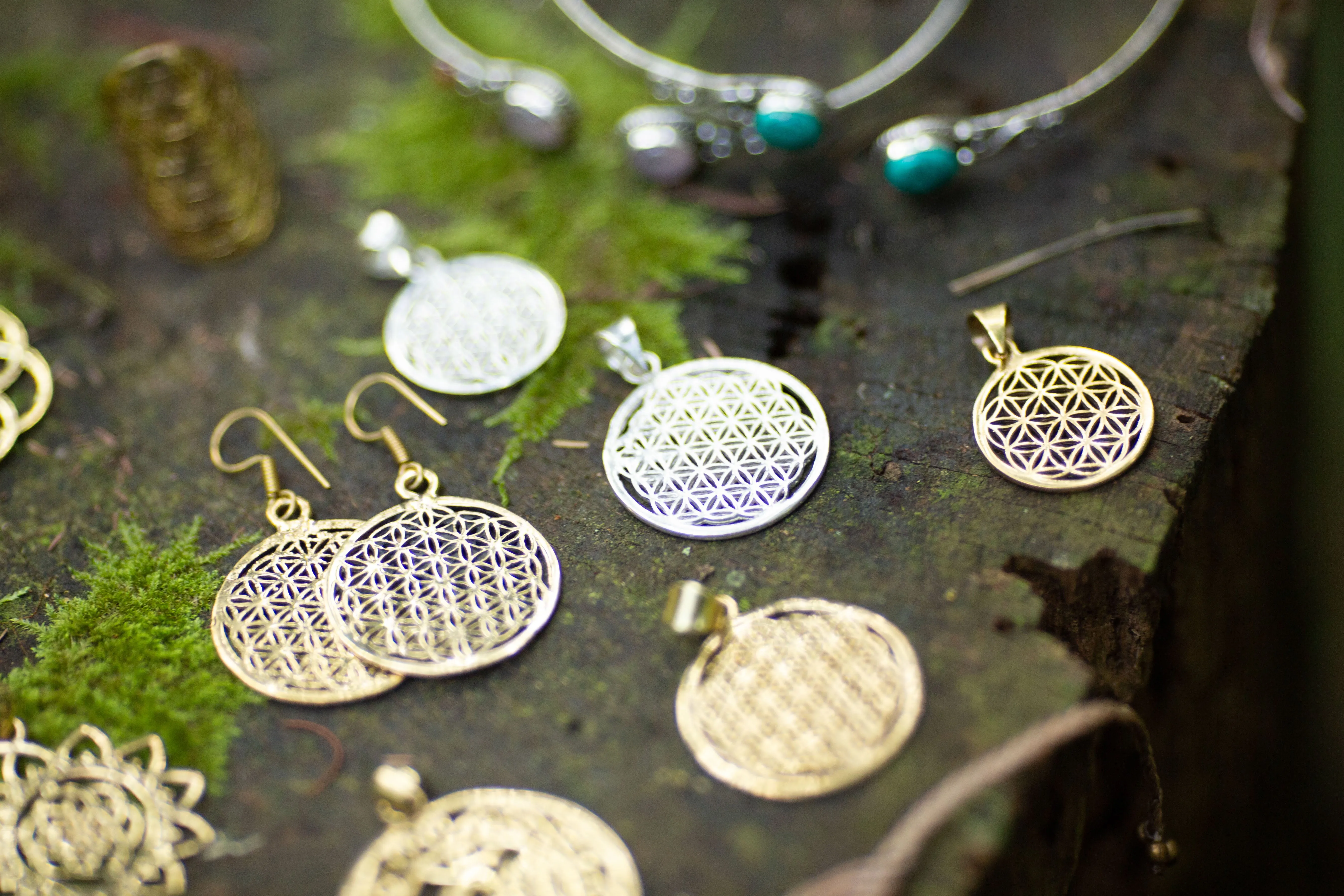 Flower of Life Earrings - Wholesale