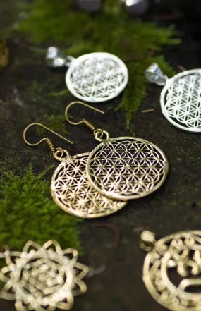 Flower of Life Earrings - Wholesale