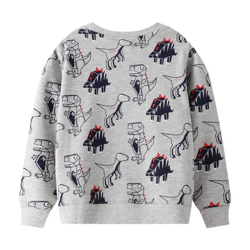 Full Sleeve Dino Boys Sweatshirt