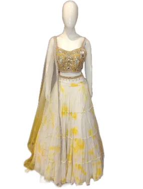 Georgette Lehenga Choli with Net Dupatta