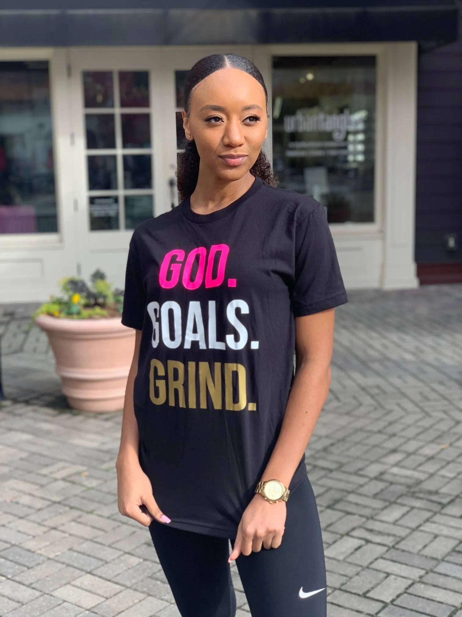 God Goals Grind Tee