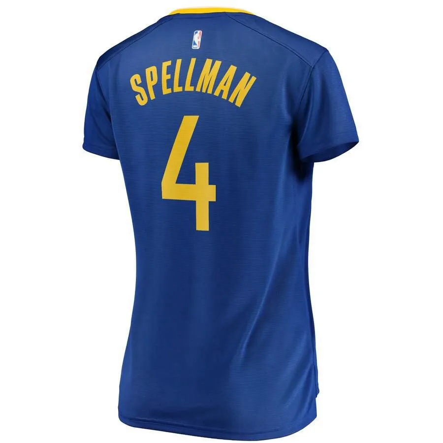 Golden State Warriors Omari Spellman Fanatics Branded Replica Fast Break Player Icon Jersey Womens - Blue | Ireland F4950J0