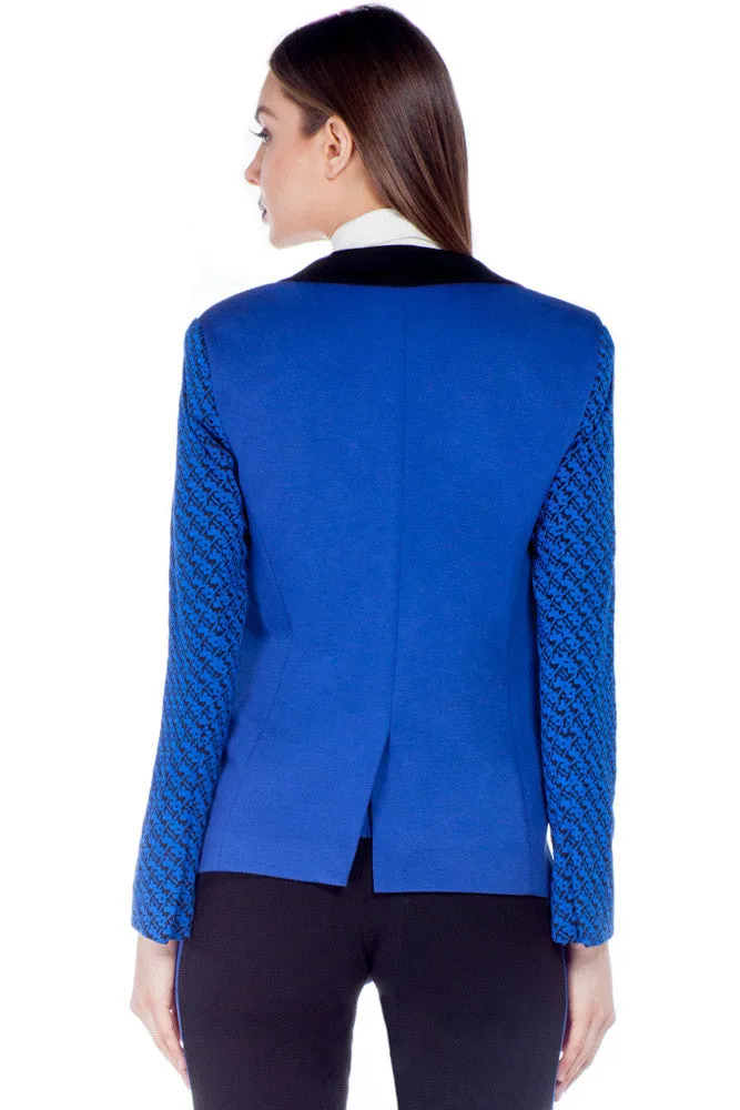 Graphic Knit Blazer