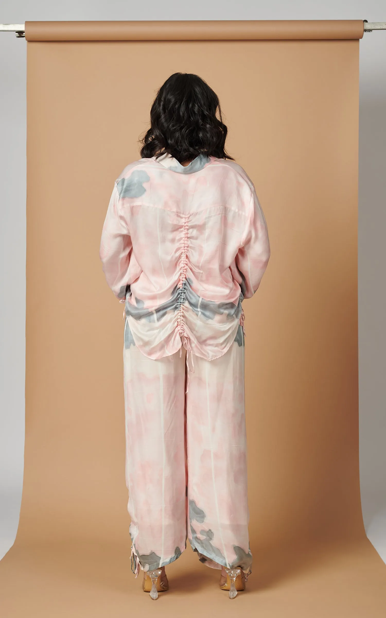 Hand Brush Painted Shirt & Pants Co-od Set