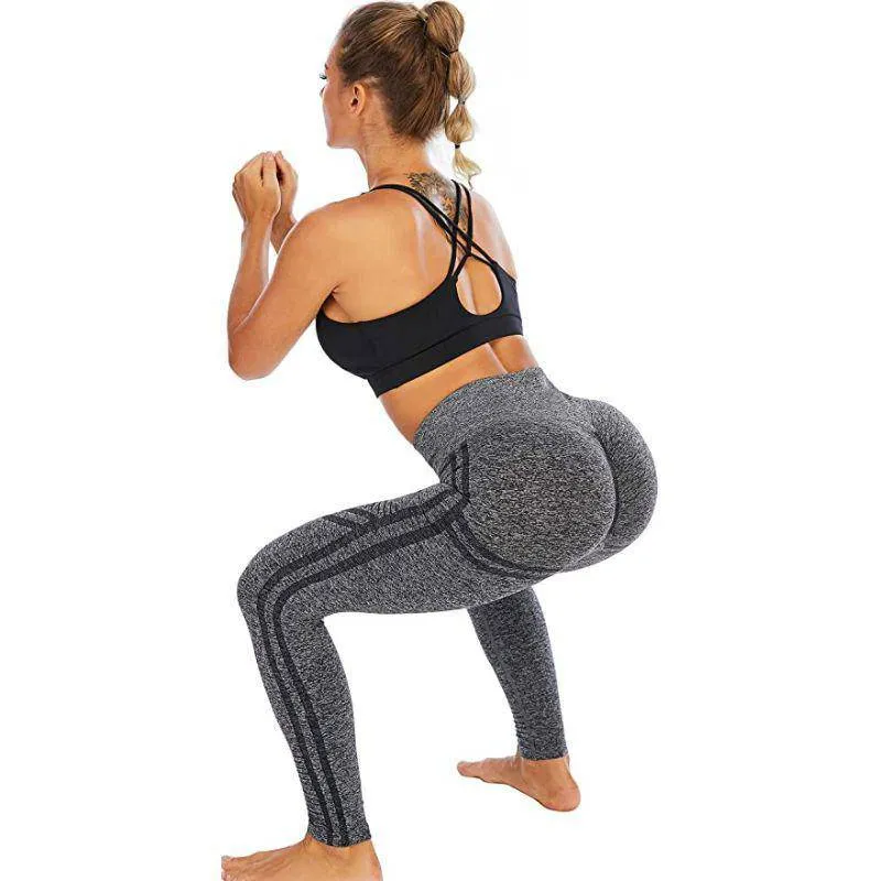 High Waist Scrunch Compression Seamless Leggings