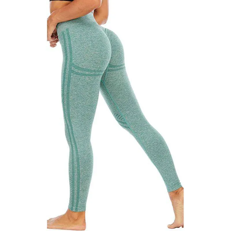 High Waist Scrunch Compression Seamless Leggings