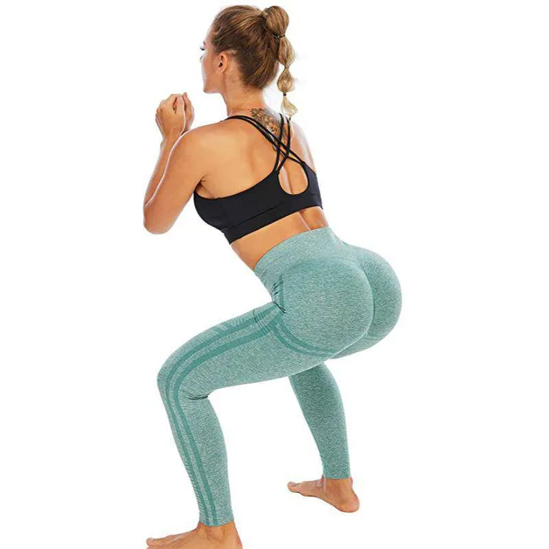 High Waist Scrunch Compression Seamless Leggings