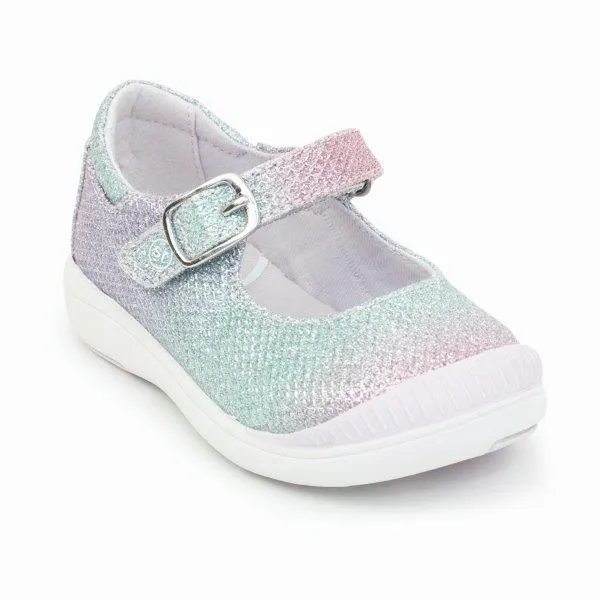 Holly Kid's Athletic Mary Jane Shoe - Rainbow Multi