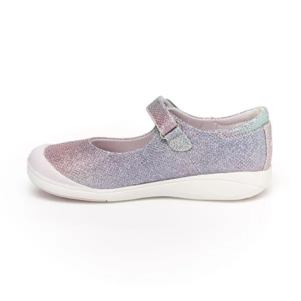 Holly Kid's Athletic Mary Jane Shoe - Rainbow Multi