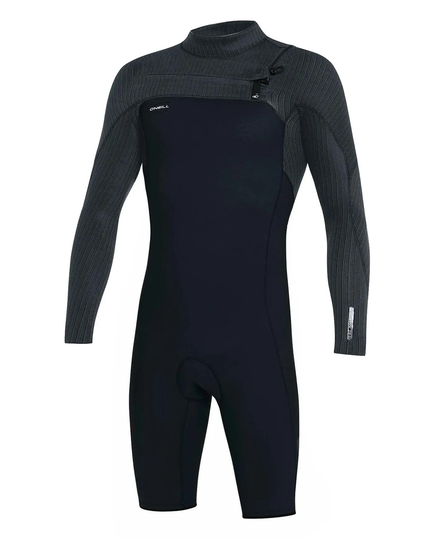 HyperFreak 2mm Long Sleeve Springsuit Chest Zip Wetsuit - Gunmetal