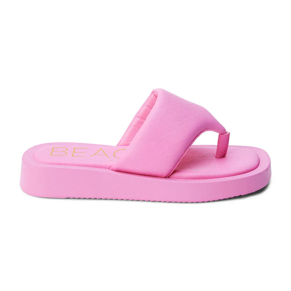 Izzie Thong Sandal in Hot Pink