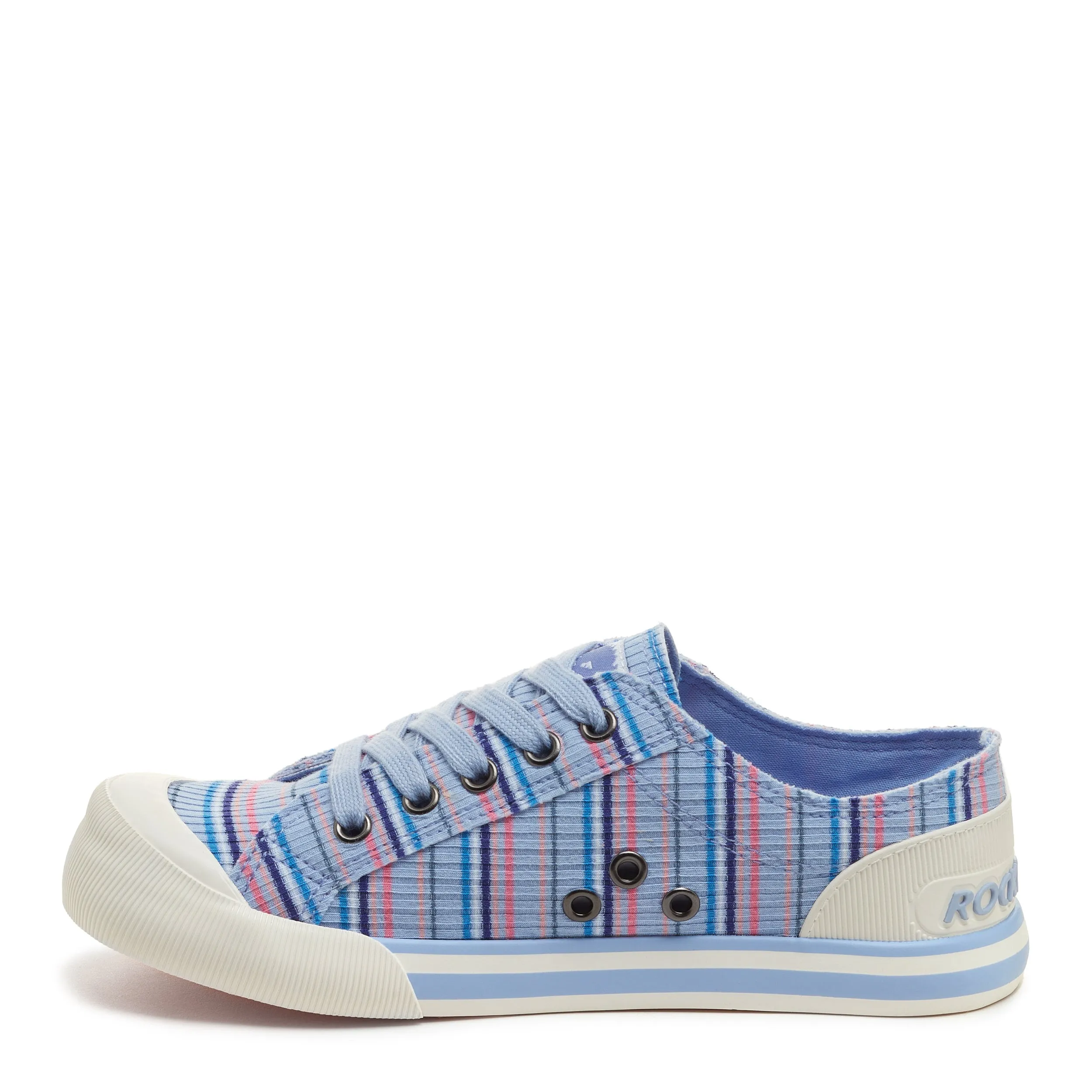 Jazzin Periwinkle Stripe Trainers