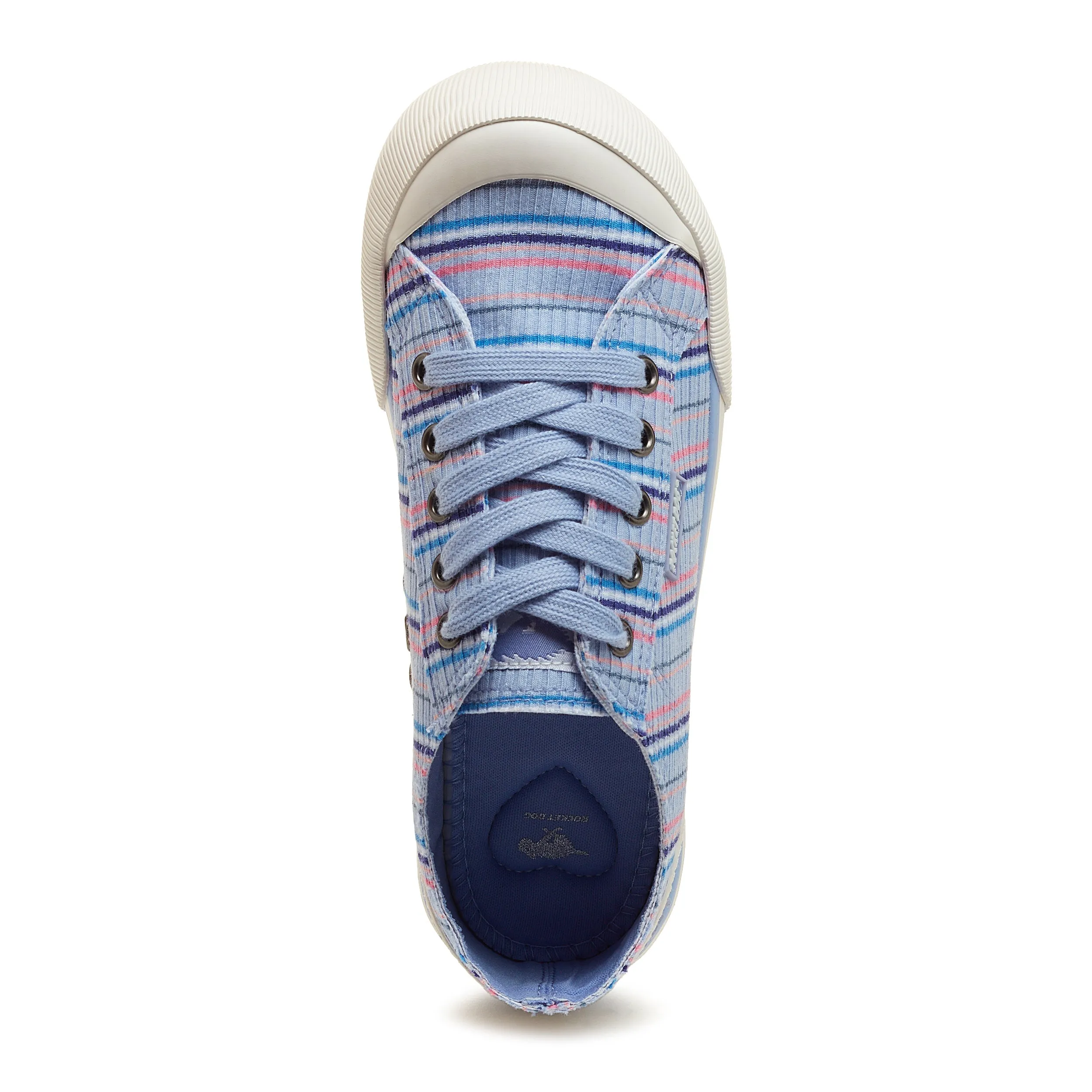 Jazzin Periwinkle Stripe Trainers