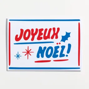 Joyeux Noel Greeting Card