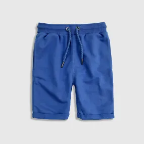 Kids Soft Cotton Blue Terry Short