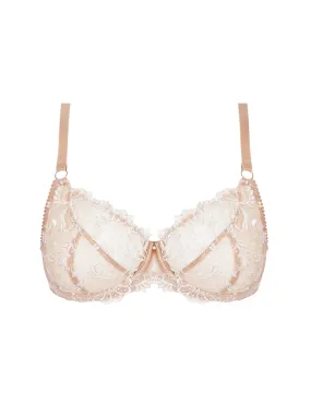 Lise Charmel-Dressing Floral Tulip Cup Bra- Nude